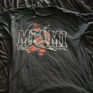 Black Miami Graphic T-Shirt